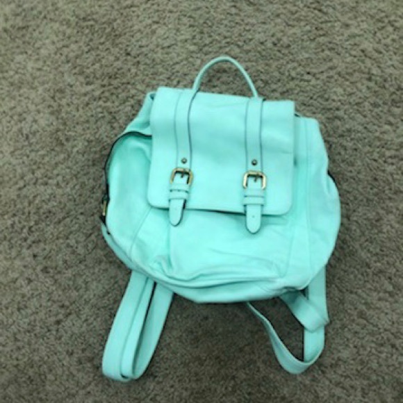Handbags - Beautiful Tiffany blue backpack / bag
